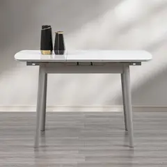 MUEBLES FIOTTI - Mesa de comedor extensible Shaire Blanca