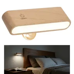 ZOCOCIO - Lampara De Pared Decorativa Led Magnética 360 Con Control Cafe