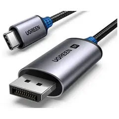 UGREEN - Cable USB-C a DisplayPort 1.4 8k@60hz 4k@240hz Compatible Thunderbolt 4/3 Monitor PC De 2m