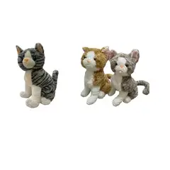 GENERICO - PELUCHE GATO TIPO REAL IMPORTADO