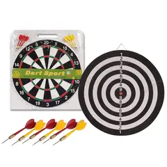 DEPORTES CBM - Tablero Dardos 2 En 1 Tiro Al Blanco Diana punteria