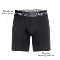 MUNDO UNICO - BOXER MEDIO RELAX FIT GREY GRIS