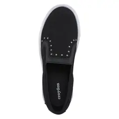 CROYDON - Tenis Casuales Cres Negro para Mujer