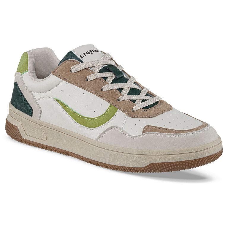 Imagen de Tenis Urbanos Vonog Beige-Verde para Hombre