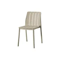 RTA DESIGN - Silla Alice, Taupe, Con espaldar y diseño minimalista