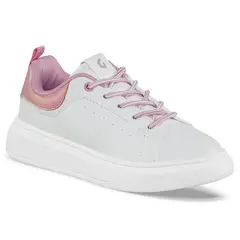 LOS GOMOSOS - Tenis Casuales Kivra Blanco-Rosa para Niña