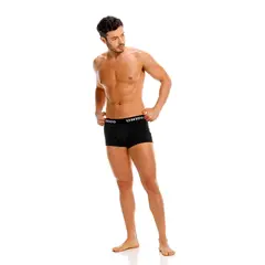 MUNDO UNICO - BOXER CORTO SIBERIA NEGRO
