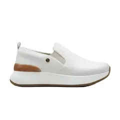 EVEGONZ - TENIS PARA MUJER DEPORTIVOS EN CUERO BLANCO