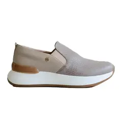 EVEGONZ - ZAPATILLAS DEPORTIVAS DE MUJER TENIS EN CUERO NUDE