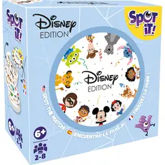 ASMODEE - Juego De Mesa Dobble 31 Disney Estrategia Para Niños Familia