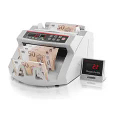 GENERAL - Maquina Contadora Rápida Billetes Digital Doble Pantalla Detecta Falsos 2108