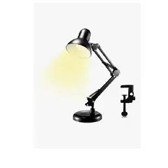 GENERICO - Lámpara Articulada Doble Uso R Star LED Escritorio Negra 60cm
