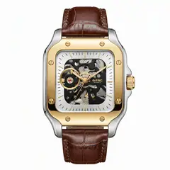 NAVIFORCE - Reloj G-force At10b Automático En Cuero + Estuche Premium