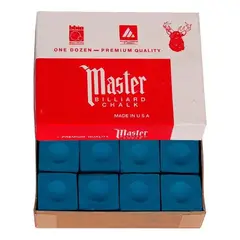 GENERICO - Tiza Para Billar Master X 24 Unidades Para Tacos Billar Pool