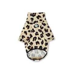WAWAW - Saco M tortuga animal print beige y camel