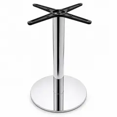 DISTRIONLINE - Estructura Metálica Cromada Para Mesa Con Cruceta Superior