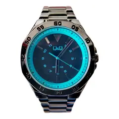 Q AND Q - Reloj Para Hombre Qyq q21b506py Ojo Original Certificado