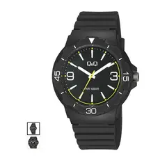 Q AND Q - Reloj Qyq Hombre v02a-002vy Sumergible Original Certificado