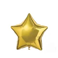 GENERICO - Globo Metalizado Estrella Dorada 18