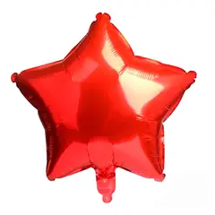 GENERICO - Globo Metalizado Estrella Roja 18