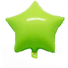 GENERICO - Globo Metalizado Estrella Verde 18