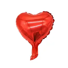 GENERICO - Globo Metalizado Corazón Rojo 18
