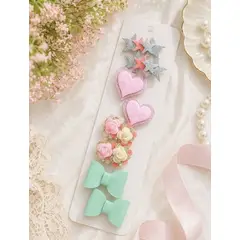 BABARIA - Set Pinzas Para Niñas Accesorios Para Cabello, Hebillas, Moños, Balacas, Diadema