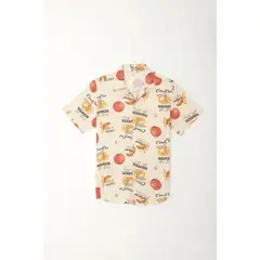 TENNIS - Camisa de botones estampada para hombre