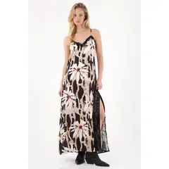 TENNIS - Vestido largo de flores con encaje para mujer