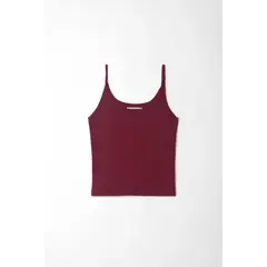 TENNIS - Camiseta morada de tiras para mujer