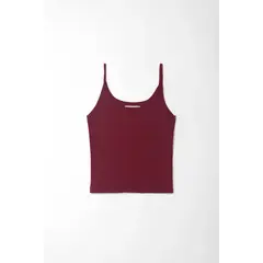 TENNIS - Camiseta morada de tiras para mujer