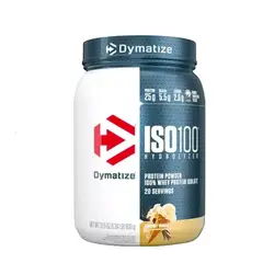 DYMATIZE - ISO100 Vainilla 100% Hidrolizada 610g ENVIO RAPIDO