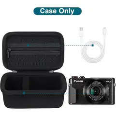 GENERICO - Estuche Rígido Canboc Para Canon PowerShot G7X y Canon PowerShot SX740 HS