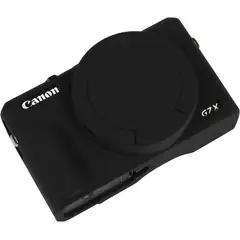 GENERICO - Estuche de Silicona para Canon Powershot G7 X Mark III Negro