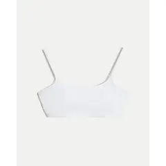 ATMOS - Top Básico Microfibra Ajuste Suave Para Mujer Blanco