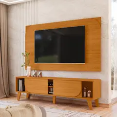 MUEBLES 2020 - Panel TV 65" + Mesa Juna Canela