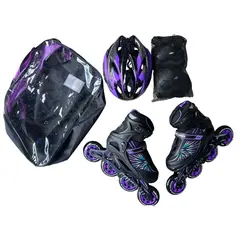 CHICAGO - PATINES SEMI TALLA L 33-34-35-36 ENLINEA + KIT + BOLSO