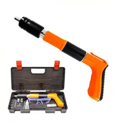 GENERAL - Remachadora Neumatica Clavos Acero Multifuncional Naranja