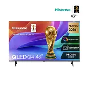 HISENSE - TELEVISOR 43 PULGADAS QLED FHD SMART TV 43Q4SV