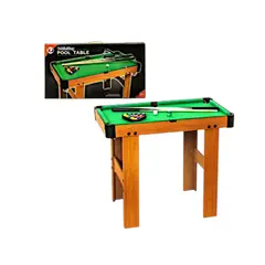 GENERICO - Mesa Billar Pool XJ8829 Verde Lima Madera 73x39x61cm