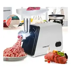 GENERICO - Molino de Carne Eléctrico 2500W 2Kgmin Acero Inoxidable