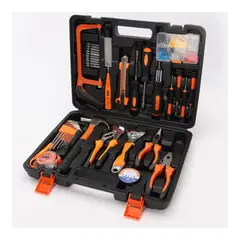 GENERICO - Kit Caja de Herramientas + Caja de Transporte 50 Piezas