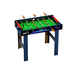 GENERICO - Futbolín Madera Infantil XJ 78cm Altura 81x43cm Azul Estampado