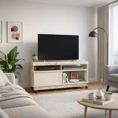 MUEBLES 2020 - Mesa para TV 55" Atlas Arena/Natural