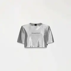 MONASTERY - LENA CROP TOP MUJER SILVER