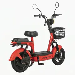 GW - Bicicleta Eléctrica E-Blitz - MOTOR 350W Rojo