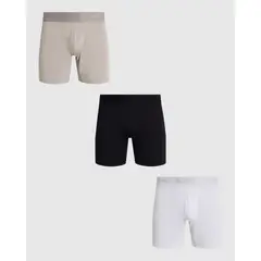 PATPRIMO - Pack X3 De Bóxer Para Hombre Con Elástico Contramarcado X3 Para Hombre negro
