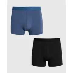 PATPRIMO - Pack X2 Bóxer Para Hombre Con Copa Anatómica X2 Para Hombre negro
