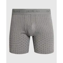 PATPRIMO - Bóxer Para Hombre Con Elástico Superior X1 Para Hombre Gris