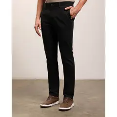 PATPRIMO - Pantalón Chino Unicolor Para Hombre Para Hombre Negro